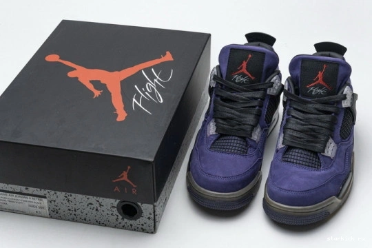 Scott Retro AJ4-766302 Jordan Purple Air AJ4-766302 Travis x 4 0213